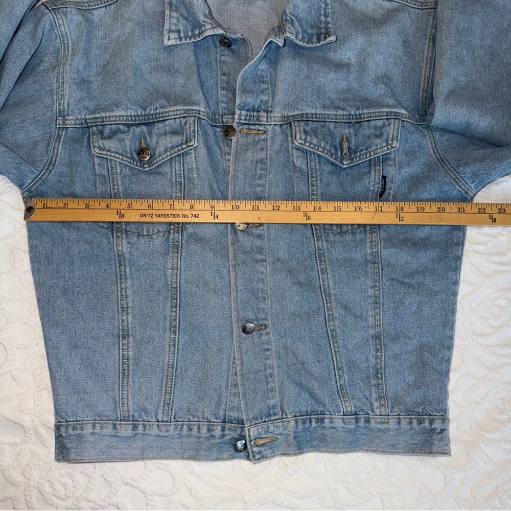 VTG. Mickey BY Jerry Leigh Mickey and Minnie Embroidered Design Jean Jacket - Picture 10 of 14